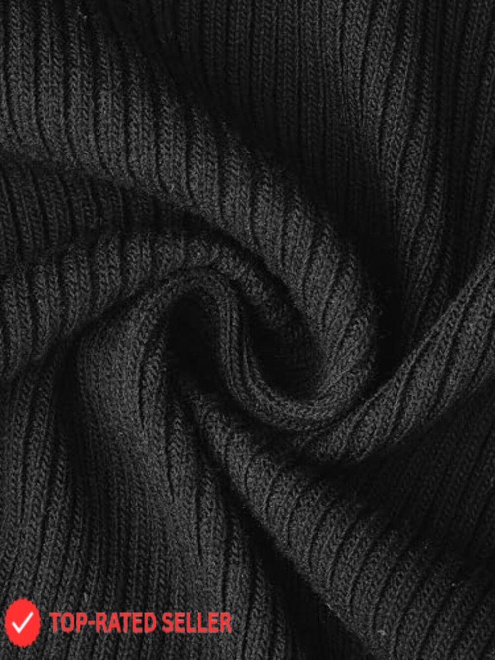 Womens Tie Front Shrug Ruffled Long Sleeve Rib Knit Open Front Crop Cardigan - Picture 4 of 4